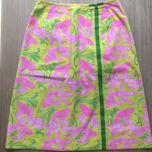 Vintage Lilly Pulitzer Coy Fish Skirt